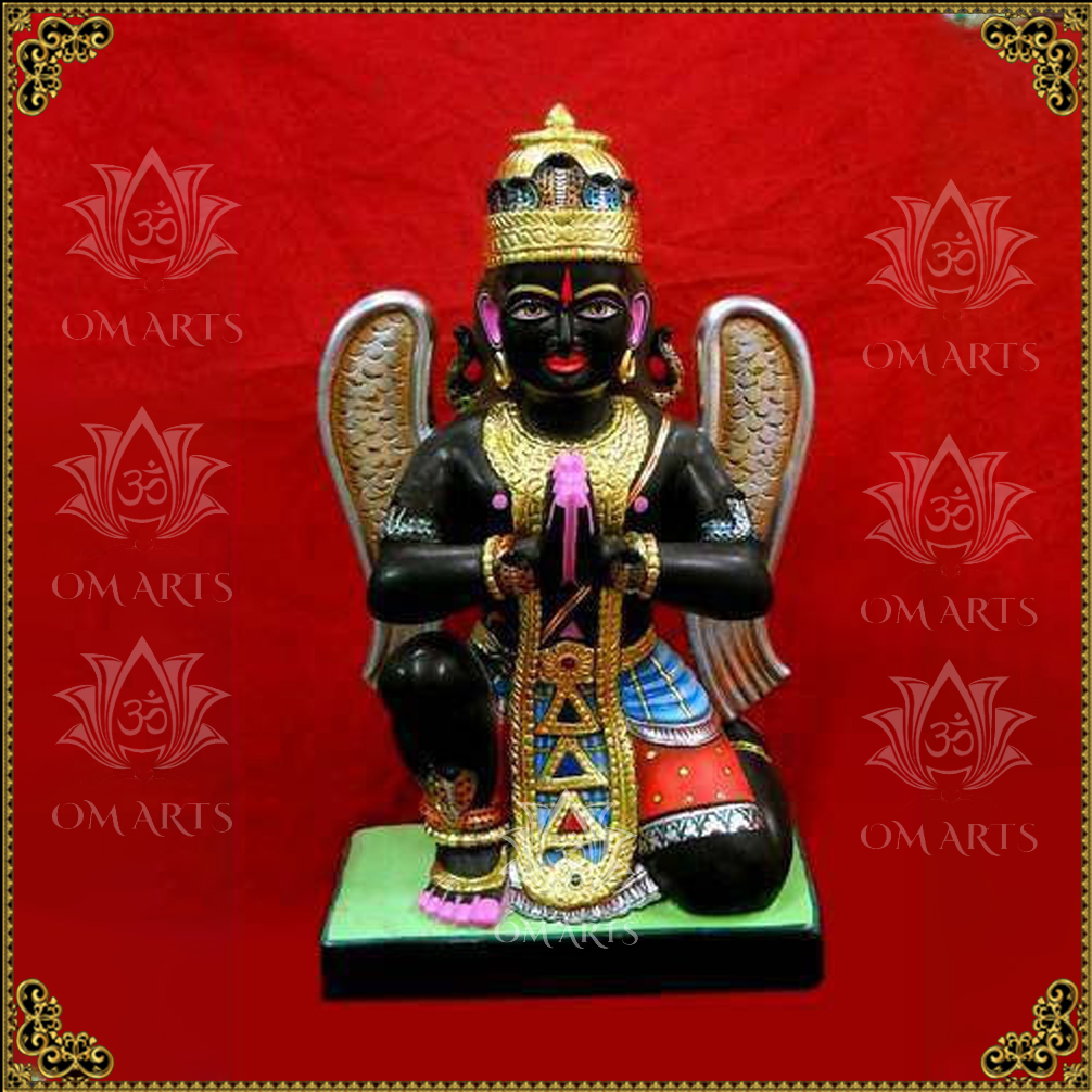 Black Marble Garuda Statue