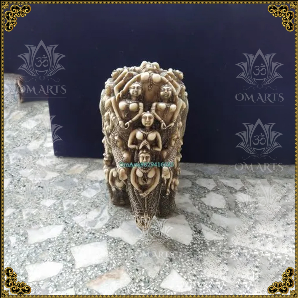 Marble Elephants Statue