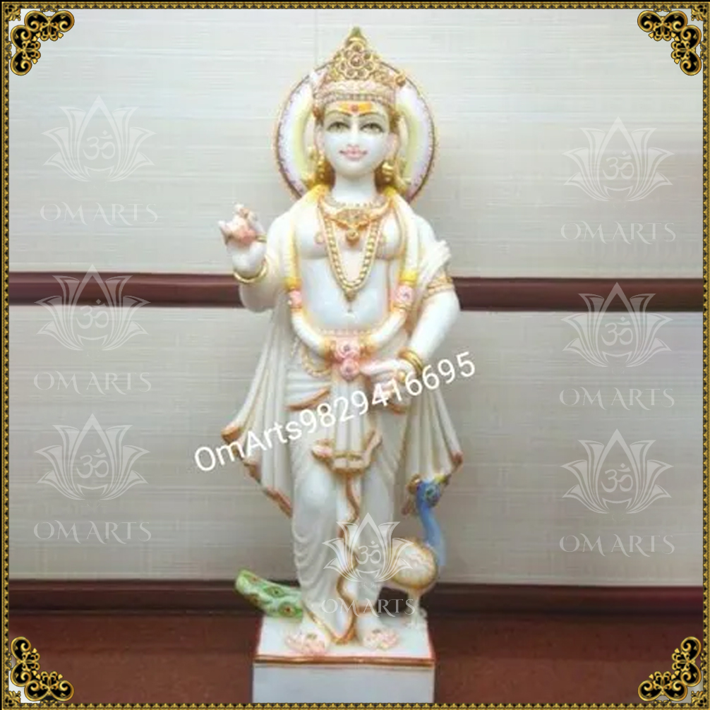 Murugan Marble Statue