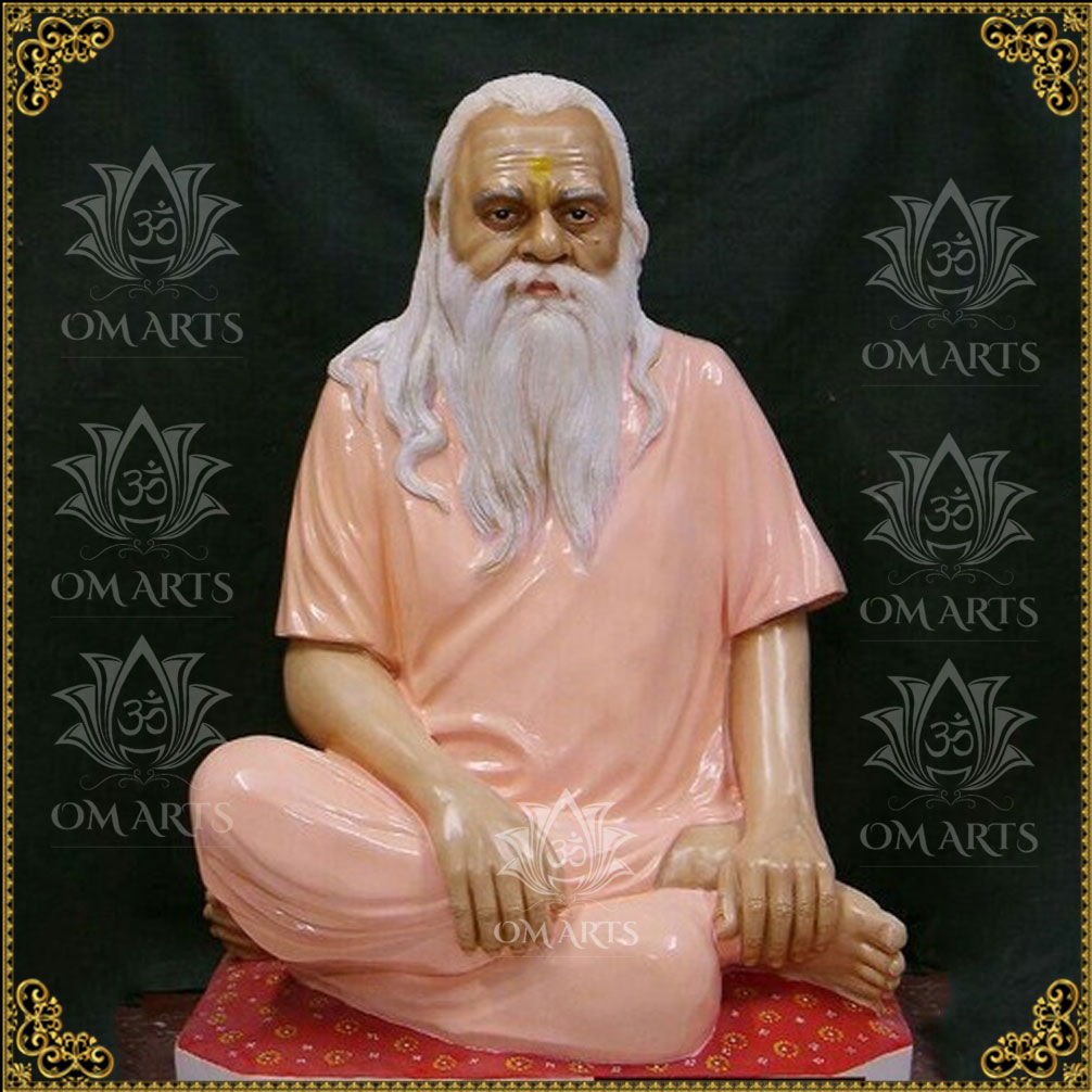 Marble Monk Gagangiri Statue