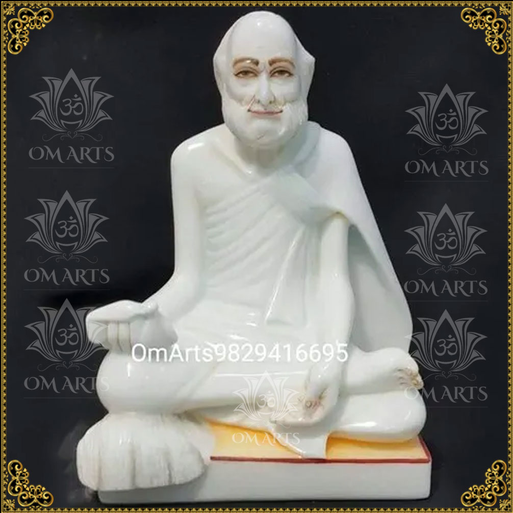 Marble Rajendra Suri Statue