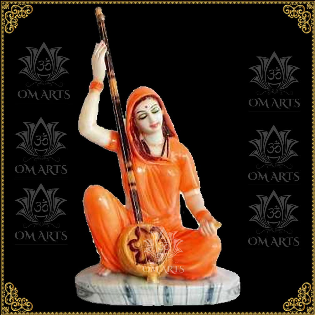 Meera Bai Marble Statue