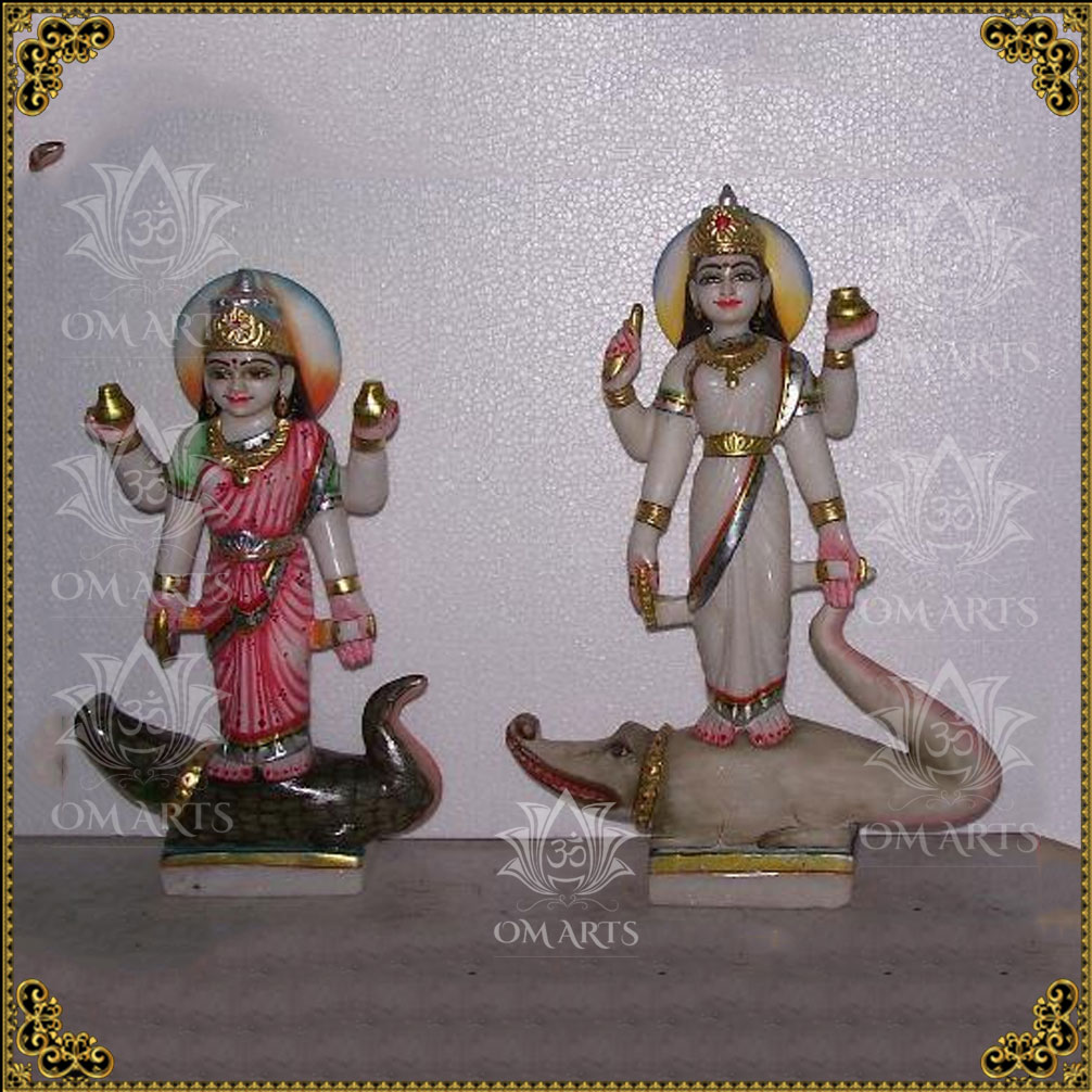 Ganga Marble Statue