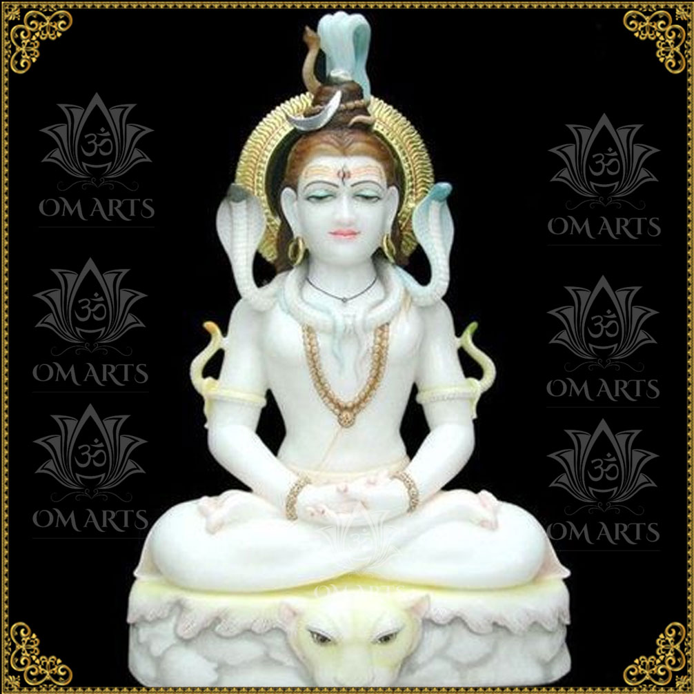 Lord Shiv Marble Statue