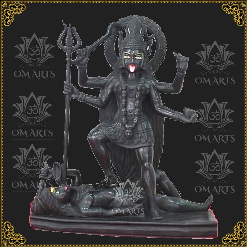 Mahakali Black Marble Statue