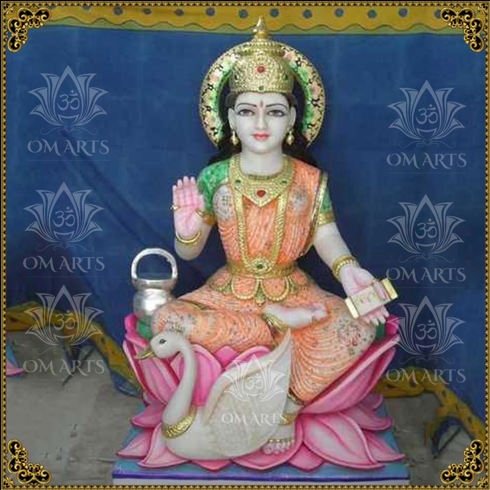 Marble Gayatri Statue