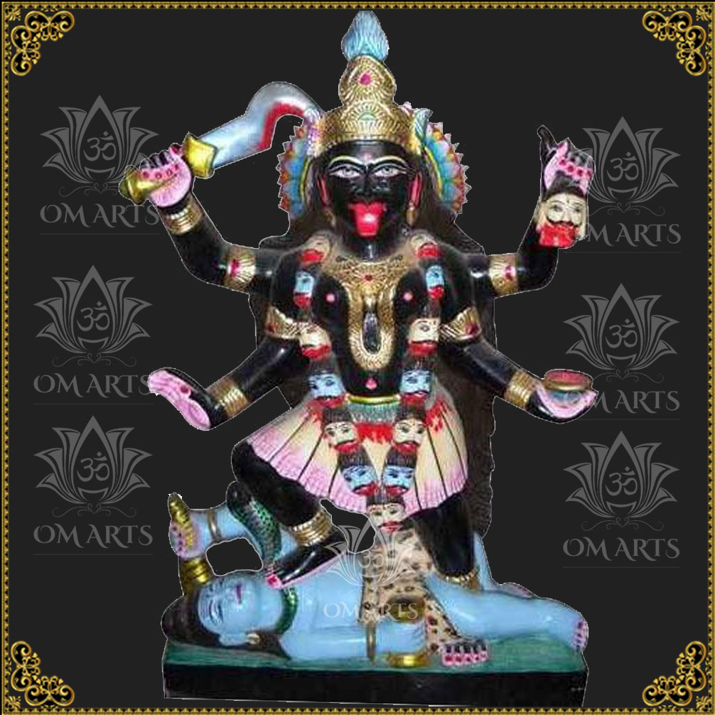 Marble Mahakali Statue