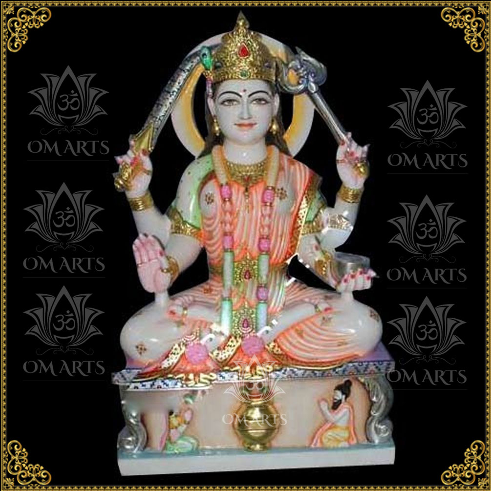Marble Santoshi Maa Statue