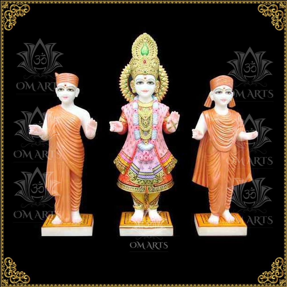 Swaminarayan Marble Statue