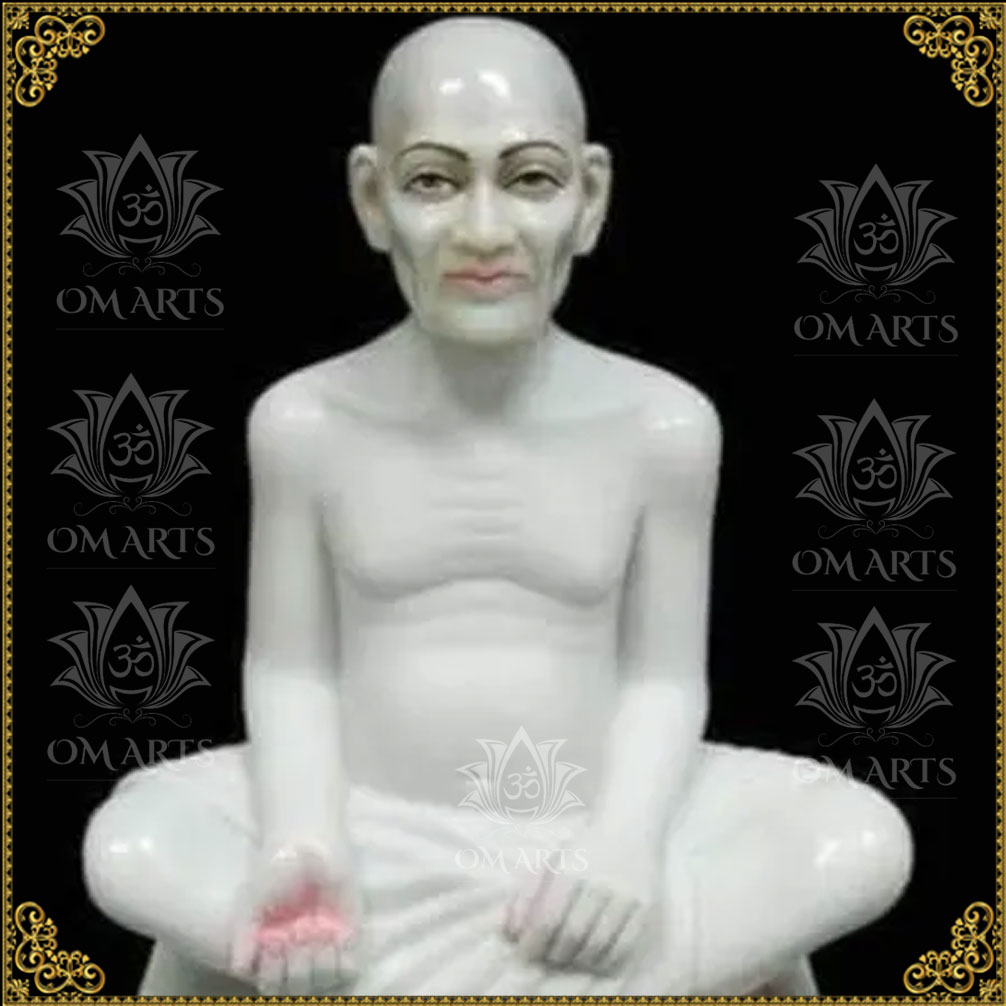 Marble Gajanan Maharaj Statue