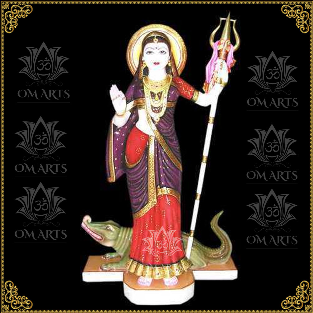 Khodiyar Mata Marble Statue