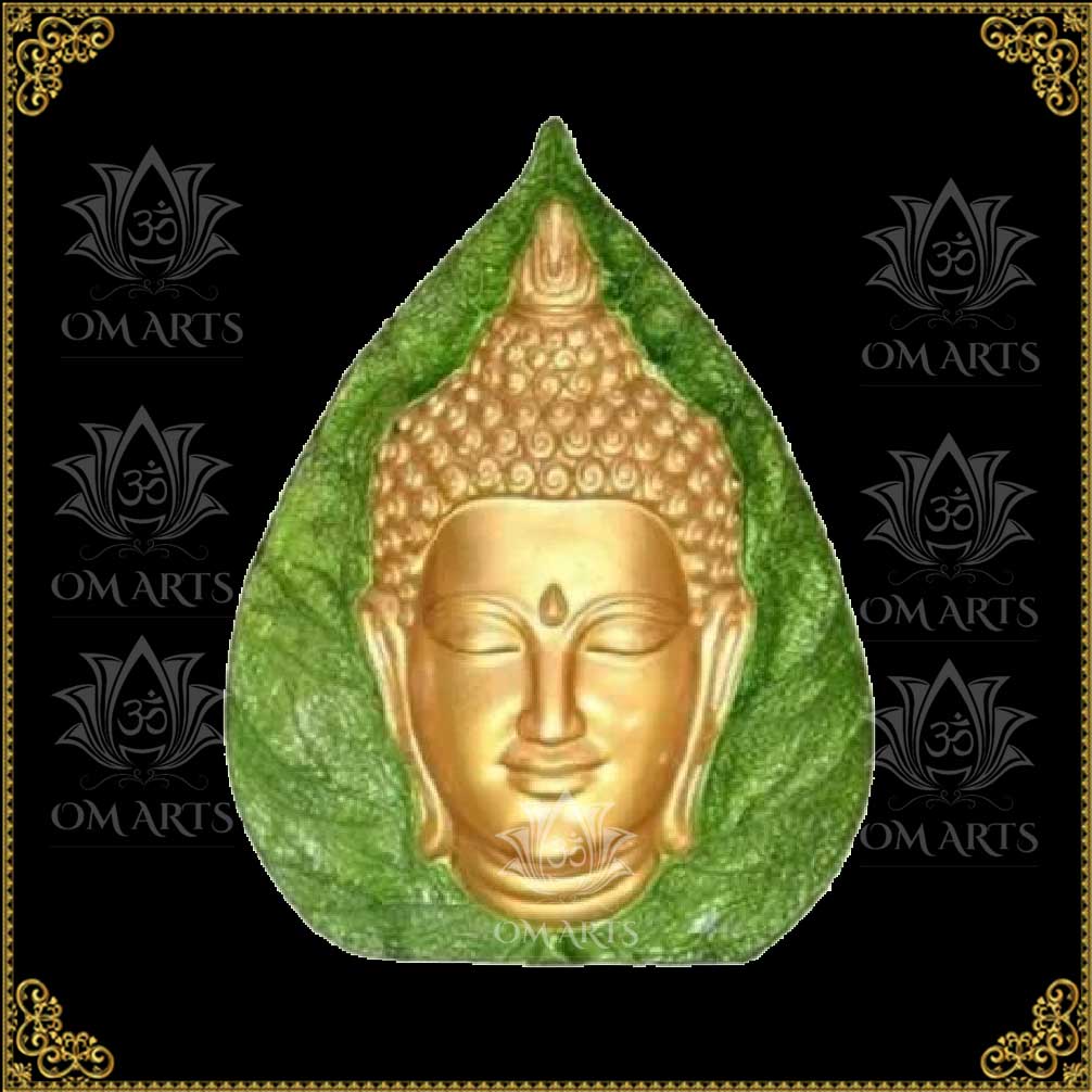 Marble Buddha Face Statue