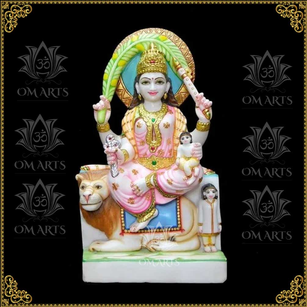 Marble Ambika Mata Statue