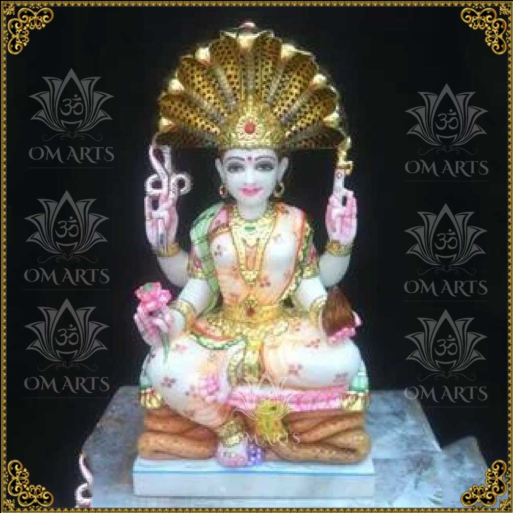 Marble Padmawati Pratima Statue