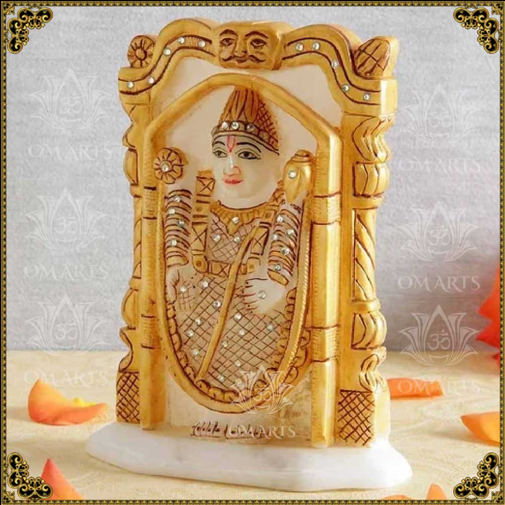 Tirupati Balaji Marble Statue